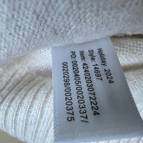 NWT Marine Layer 100% Cashmere Harper Sweater in Multi Stripe, XS - Picture 16 of 16